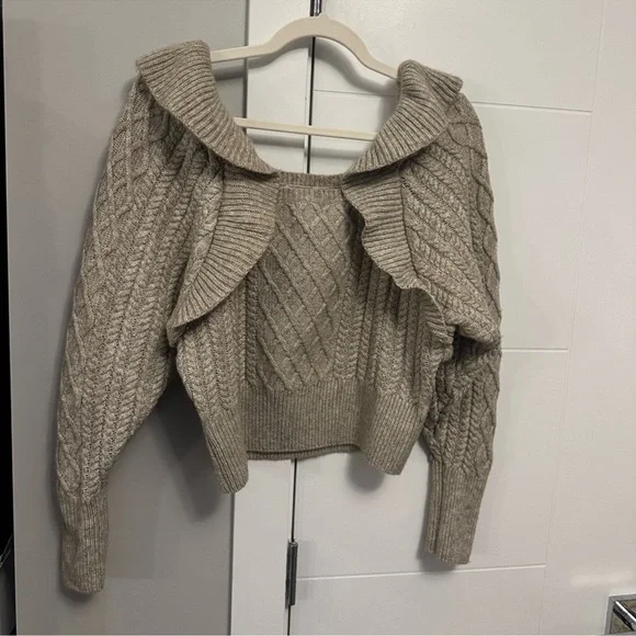 Blogger Favorite Ruffle Knit Sweater - Picture 2 of 6